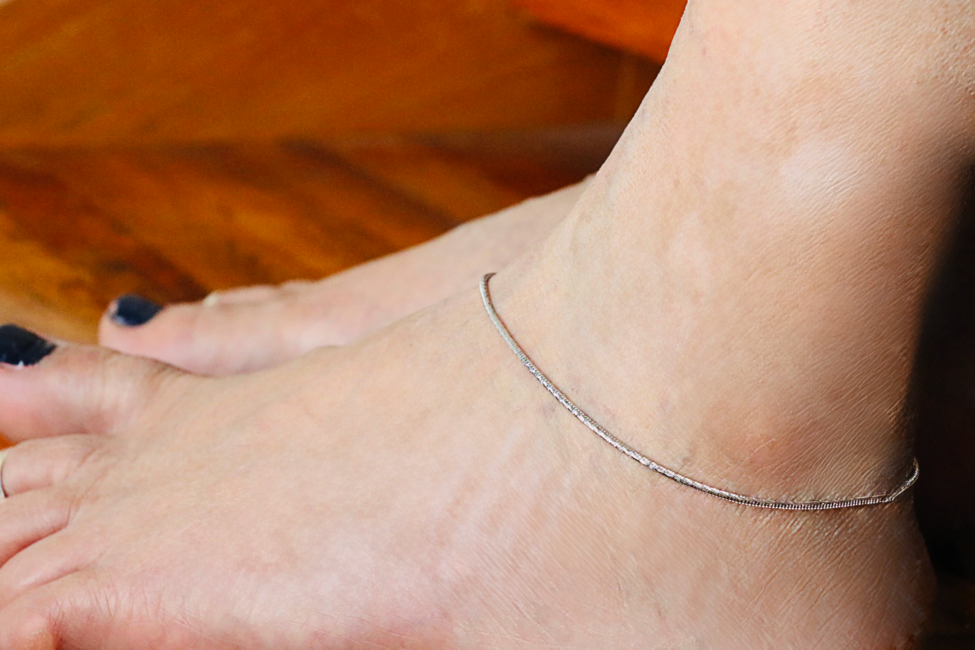 Silken Wave Anklet