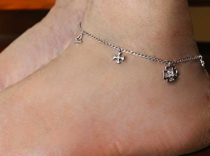 Flora Charm Anklet
