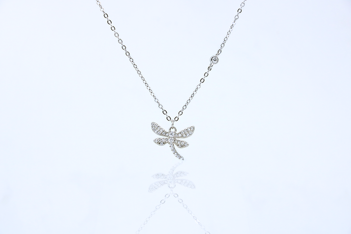 Dragonfly Bloom Pendant Chain