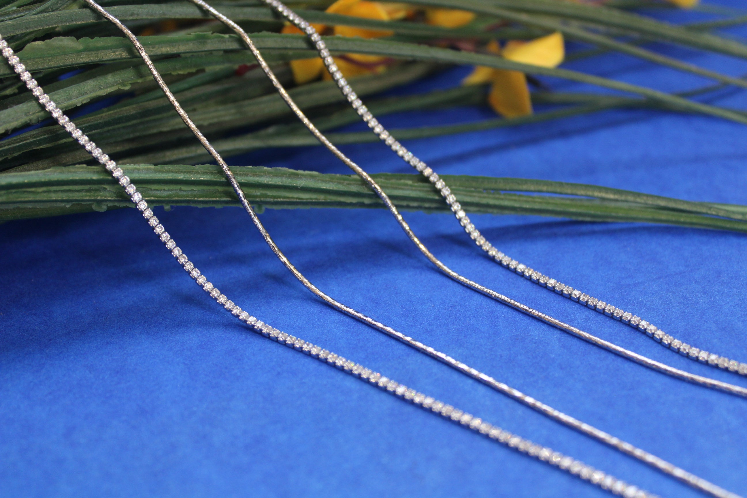 Starlit dual chain Anklet