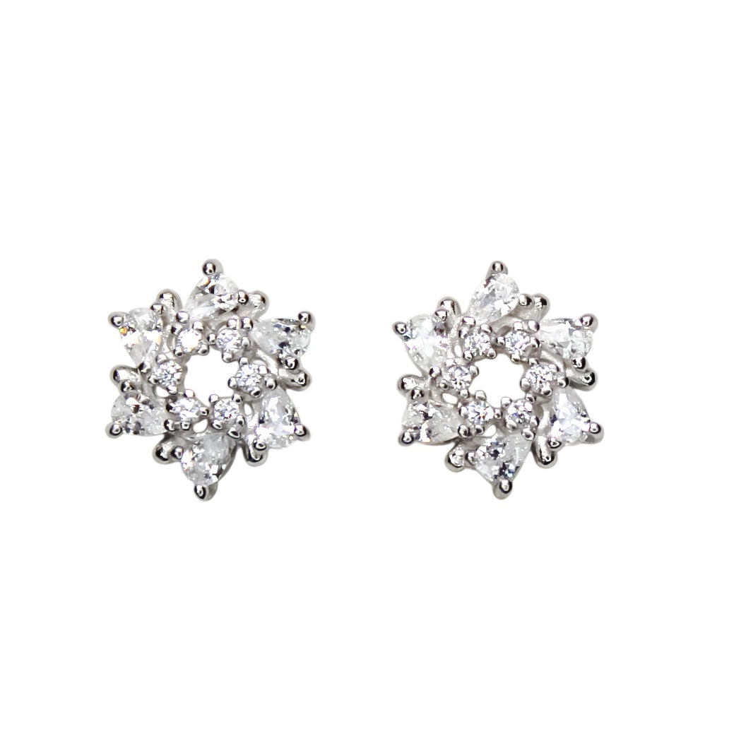Frosted Star Studs