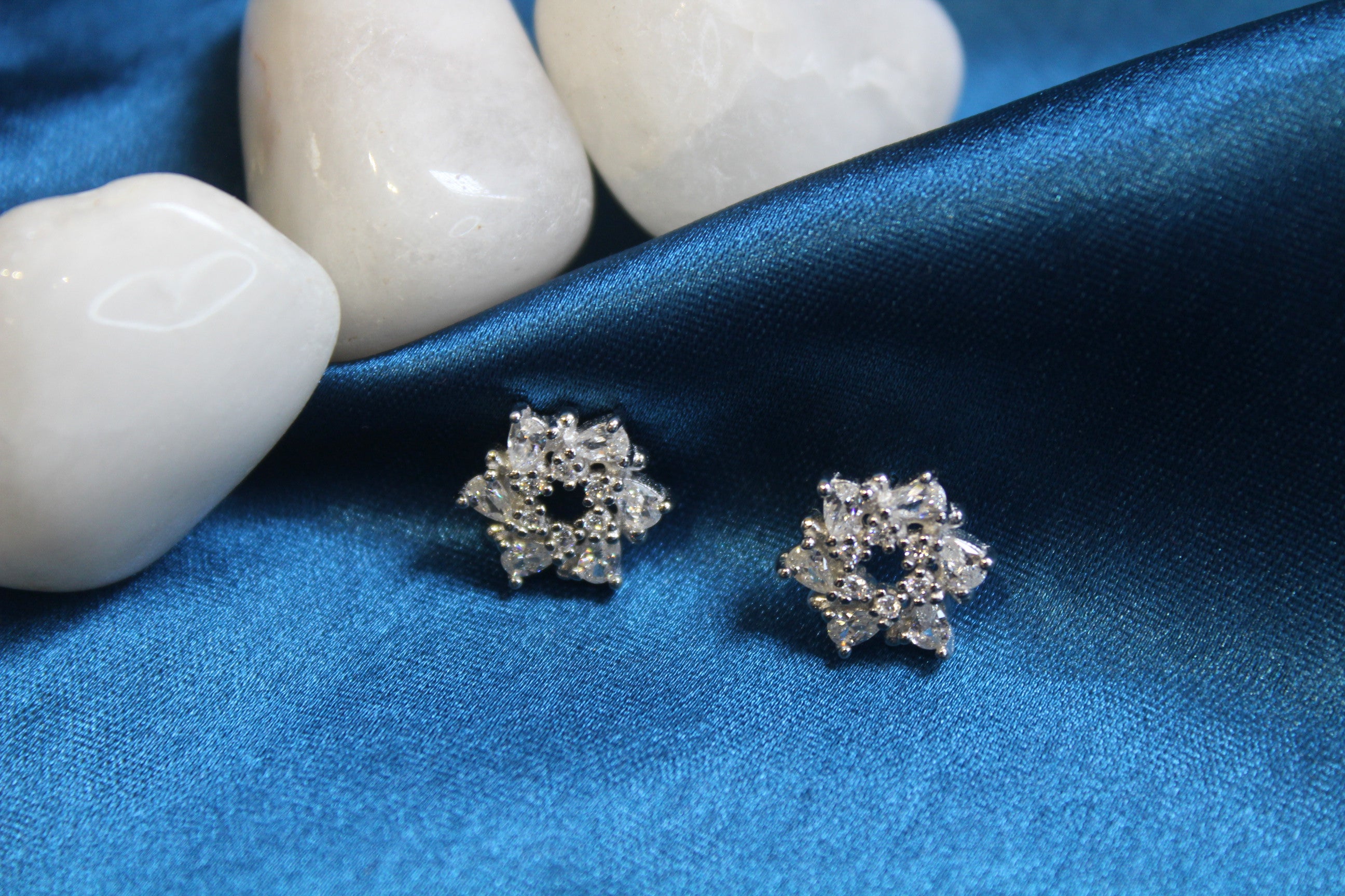 Frosted Star Studs